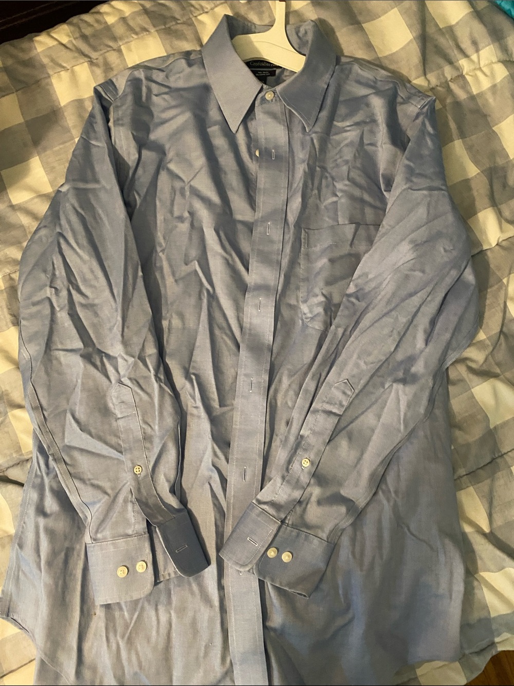 croft & barrow Light Blue Men's Dress Shirt